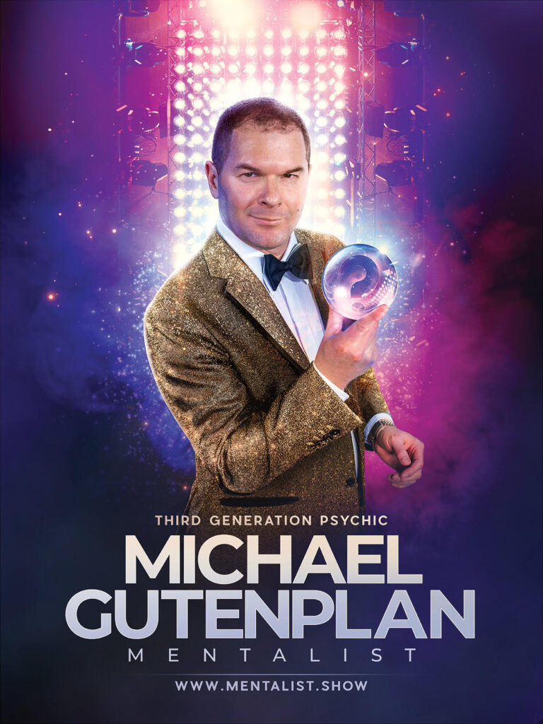 corporate entertainer, strolling entertainment specialist, and psychic entertainer/mentalist Michael Gutenplan